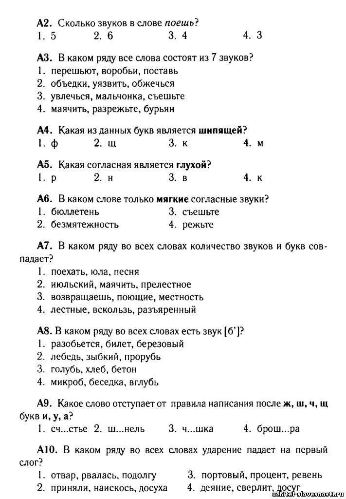 ГИА русский язык